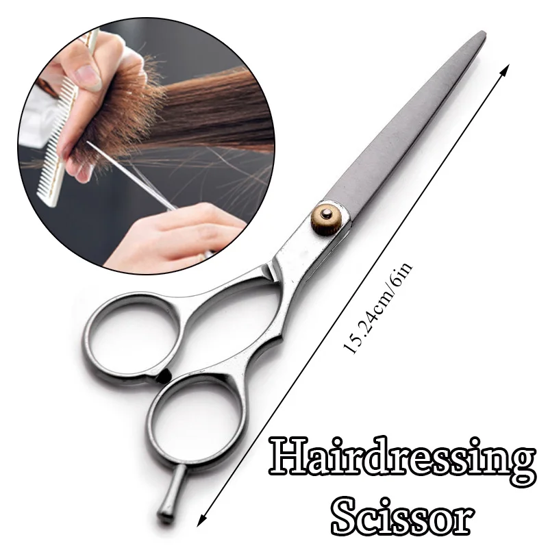 

Professional 5.5/6inch Hair Cutting Scissors Thinning Shears Haircut Set Barber Hair Scissor Stainless Steel Hairdressing Tools