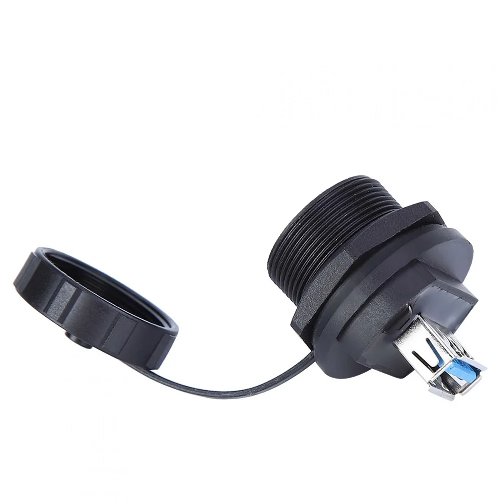 USB Waterproof USB Connector Fire Resistance Flame Retardant Panel Mount USB 3.0 Waterproof 1 Pc Communication