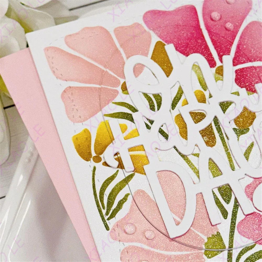 Cross Stitch Rectangle Stacklets Die Set New Metal Cutting Dies Stamps Scrapbook Diary Decoration Embossing Cut Dies