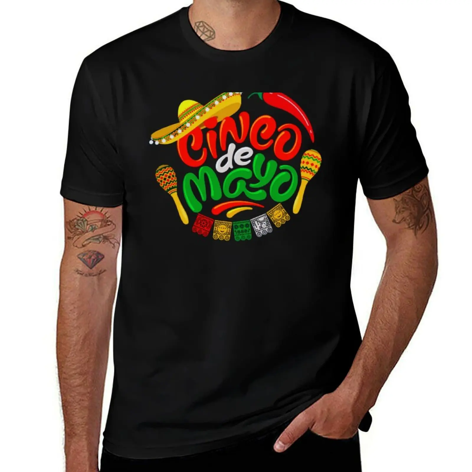 

Cinco de mayo fiesta T-Shirt anime oversize t-shirts man heavyweights mens vintage t shirts