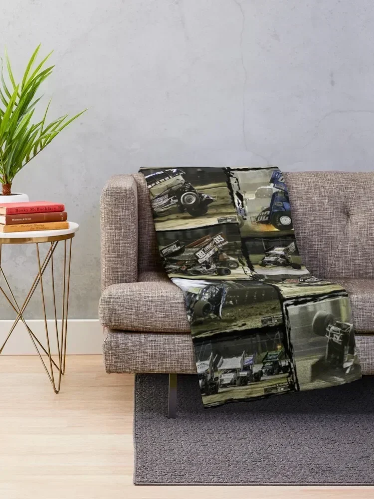 سبرينت تحطم السيارات ومونتاج العمل. رمي بطانية أريكة الزخرفية رمي البطانيات مصممي الهدايا الشخصية