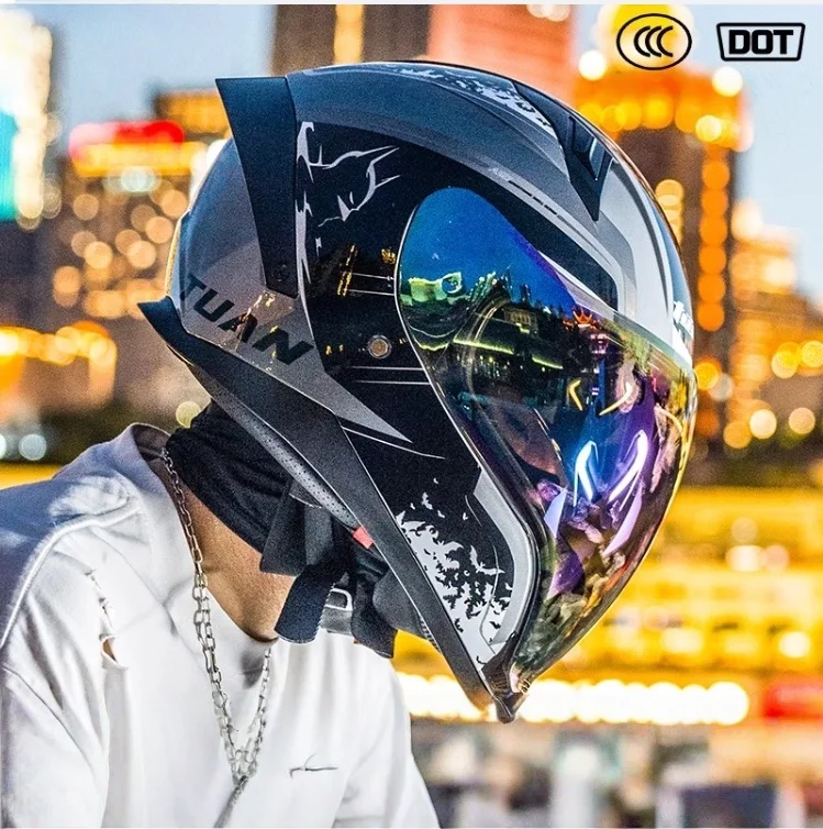 

DOT certificationMotorcycle Full Face Motocross Racing Off-Road Four Seasons Use Comfortable Breathable Motocycle Gear