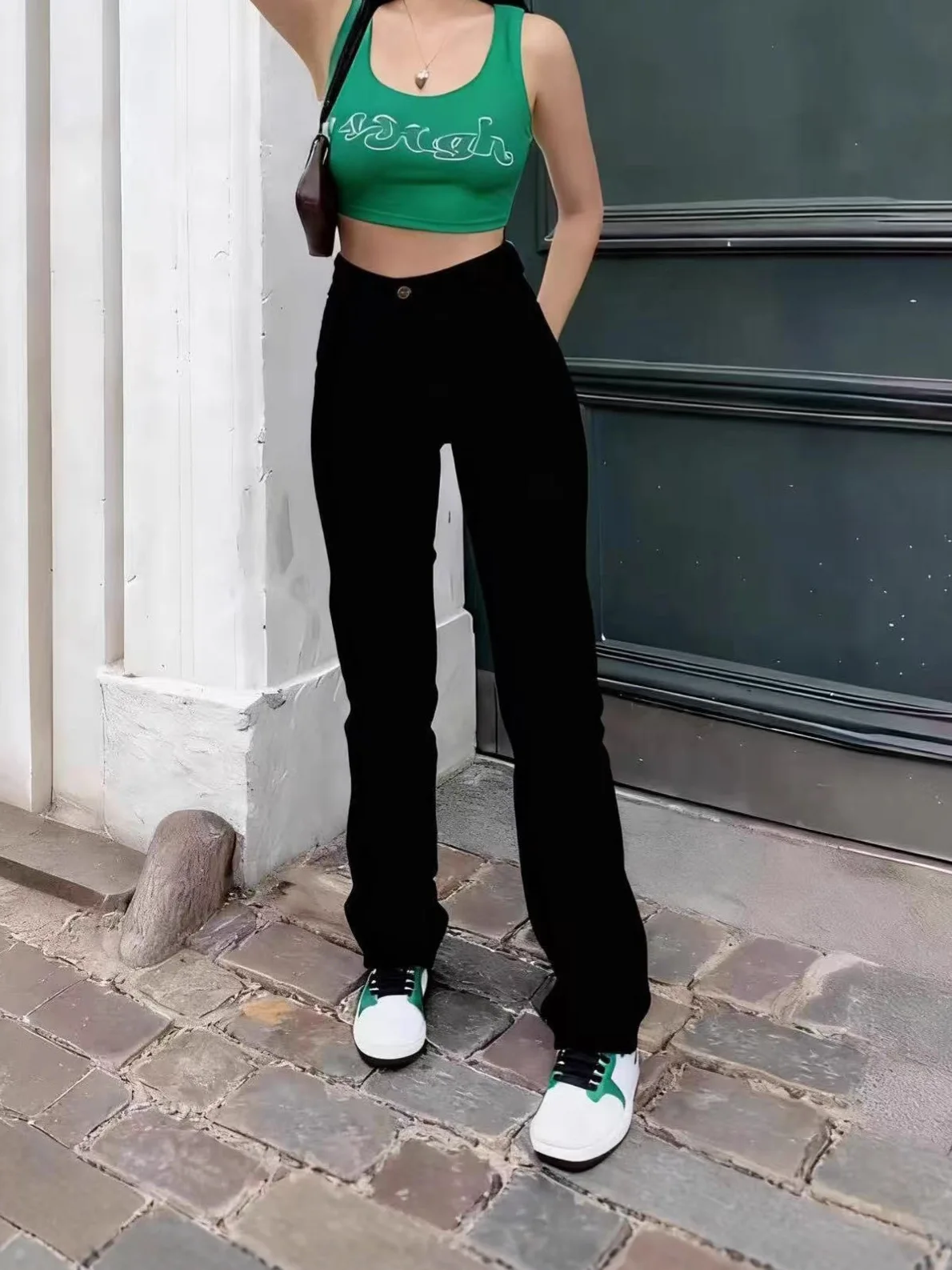 

Женские голубые потертые прямые джинсы, сексуальные уличные джинсовые брюки, модные брюки, джинсы скинни