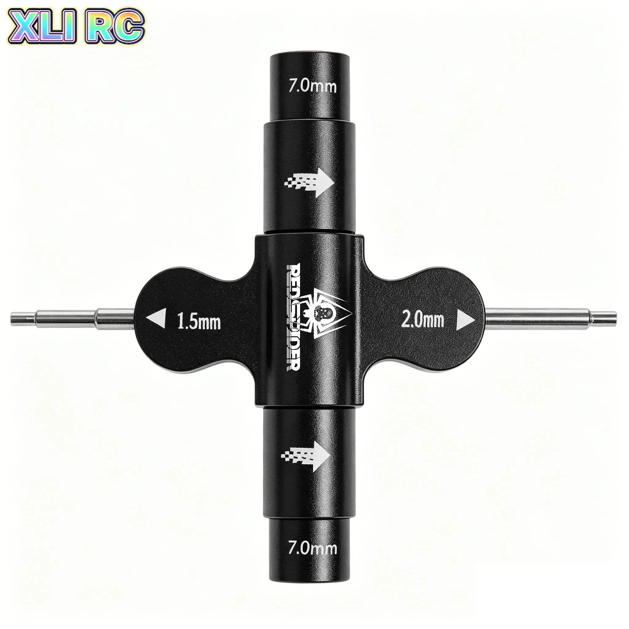 Outer Hex Cross Wrench 7mm Sleeve 1.5mm 2mm Hex Screwdriver & Spanner Universal Repair Tool for RC Car Upgrade Maintenance Parts
