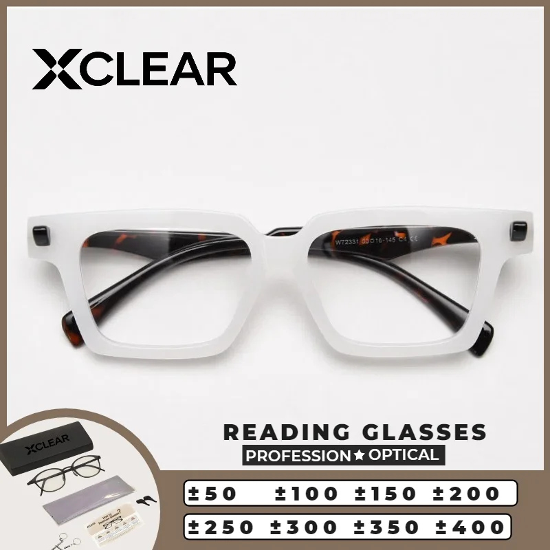 

Очки XCLEAR с полной оправой, квадратные, фотохромные, с диоптриями, женские, с защитой от синего света, прогрессивные, для чтения, оптические, для офиса