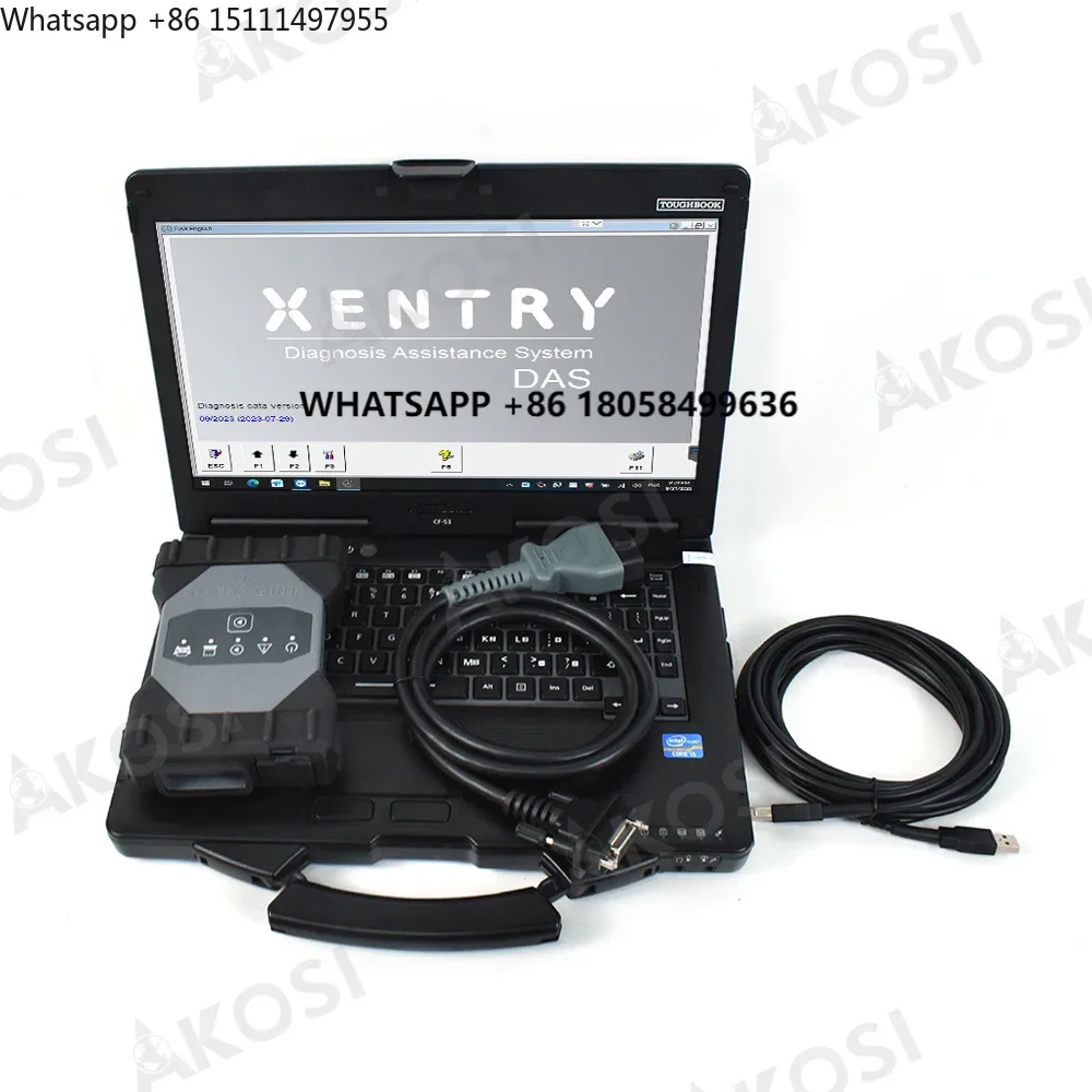 MB Star Oem C6 DoIP VCI WiFi Xentry Software Full Set Car Truck Diagnosis Tools Mb C6 Sd Connect with and CF53 Laptop