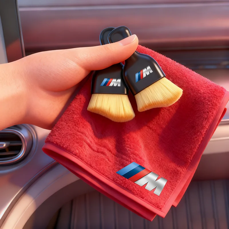BMW – outils de nettoyage de voiture, serviettes de lavage en microfibre, brosse de nettoyage pour BMW M E46 E90 E60 F30 F10 E39 E36 F20 G30 G20 E87 E92 E91 E30