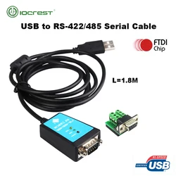 1.8M USB to Serial RS-422/485 Cable Converter USB to rs485 rs422 Communication Converter FTDI Chipset