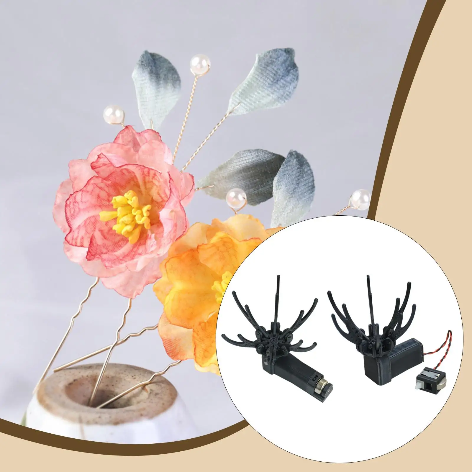 

Мотор для автоматического раскрытия/закрытия искусственных цветов DIY, имитация открывания цветка, для декорации