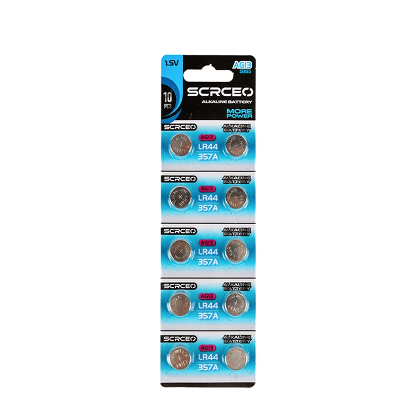 1.5V 2-50PCS AG13 LR44 L1154F SR44 A76 AG 13 High Capacity Alkaline Button Coin Cells Battery Premiumfor Calculator Toy Remote