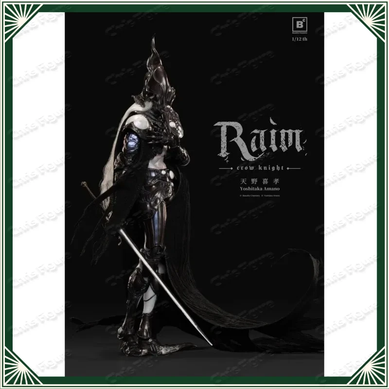 

In Stock BC Amano Yoshitaka BC202517 1/12 Black Crow Knight Crow Hunter Rem Action Figure Toy Gift Collection