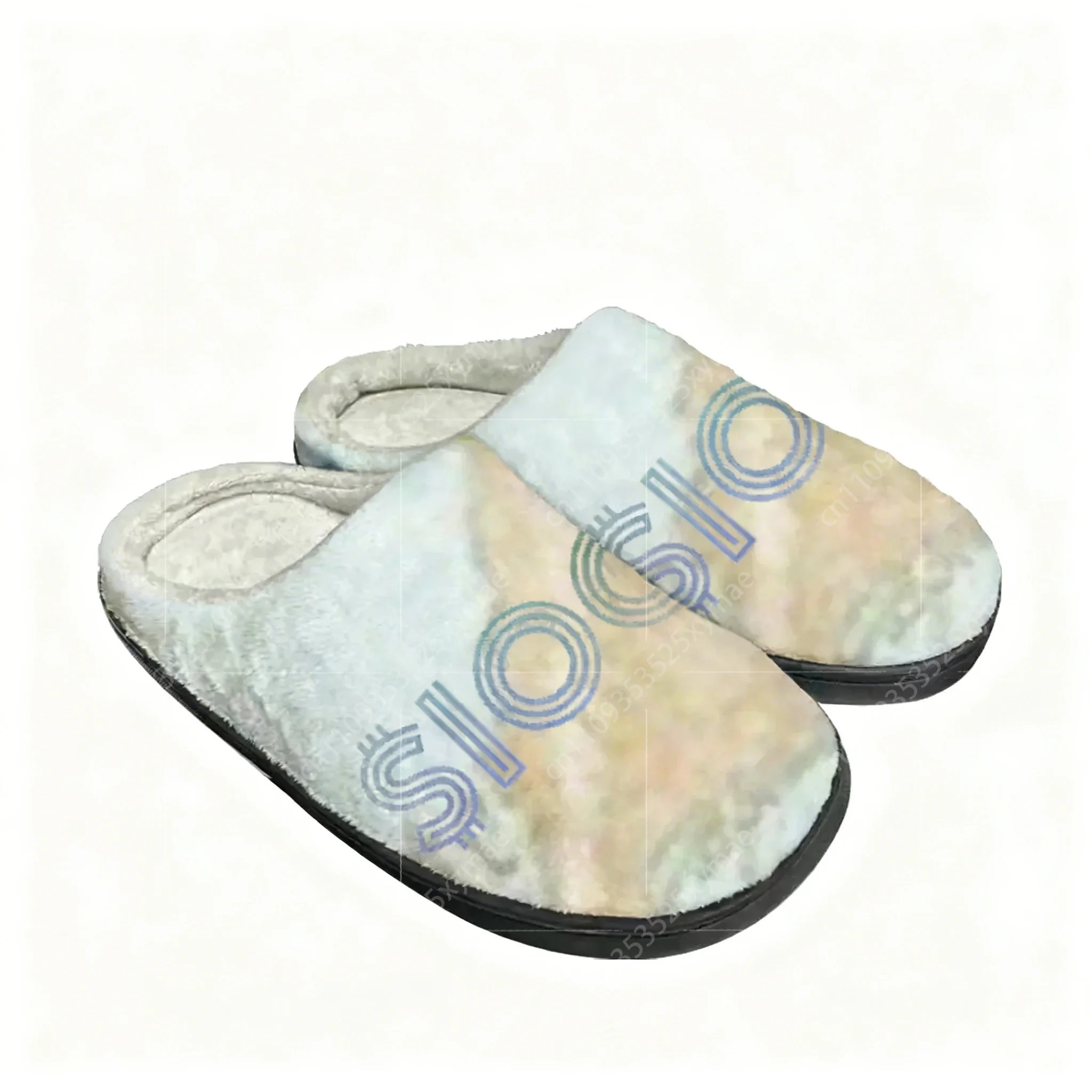 

Теплые домашние тапочки унисекс с принтом долларов, хлопковые, плюшевые, для спальни, повседневные, черные