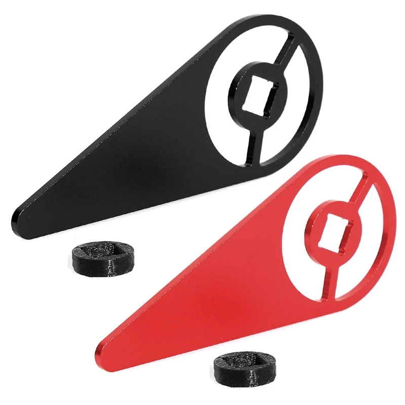 RC Auto Upgrade Metall Daumenhebel Lenkrad Trigger Einhandsteuerungsadapter für Flysky G7P FS-G7P RC Autoteile Schwarz