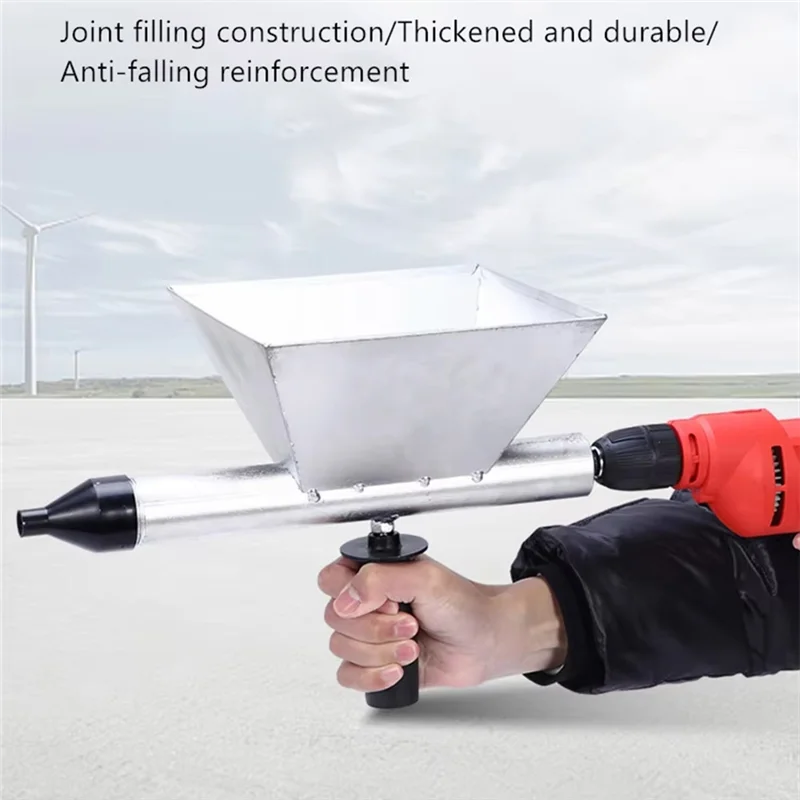 

A74E-Electric Mortar Injector Automatic Caulking Tool Pointing Grouting Machine Nozzle Mortar Pointing Grouting Applicator Withn