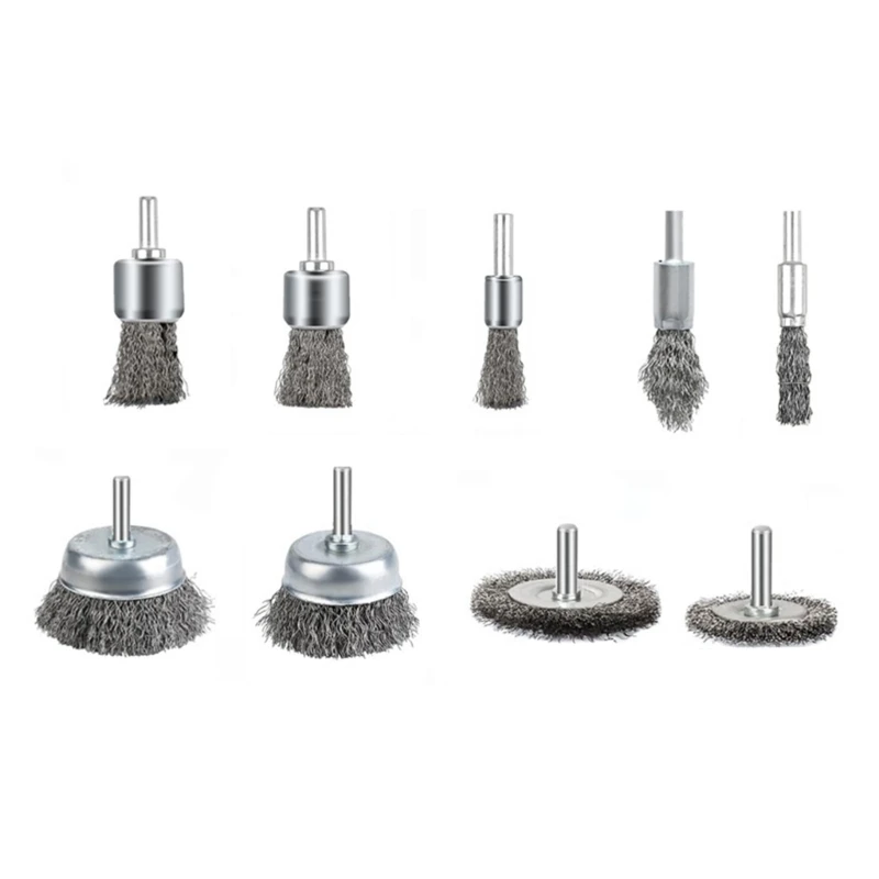 2025 New Wire Brush Attachment Set Suitable for Electric Drill Heavy Duty Material Preparation Efficient Metal Surfaces