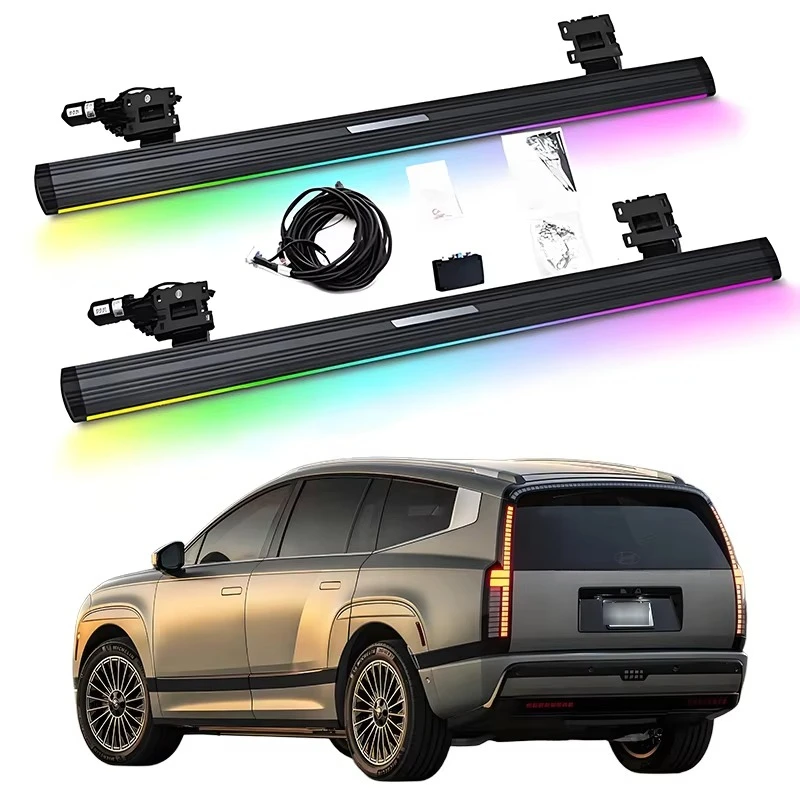 

Automatic Electric Power Neon Led Light Side Step Running Board for IONIQ 9 2025-2026
