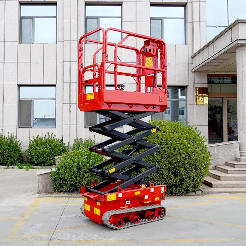 CE Certificated Widely Used Self-propelled Hydraulic Electric Scaffold Scissor Lift Platform Cargo Lifting Aerial Work Platform