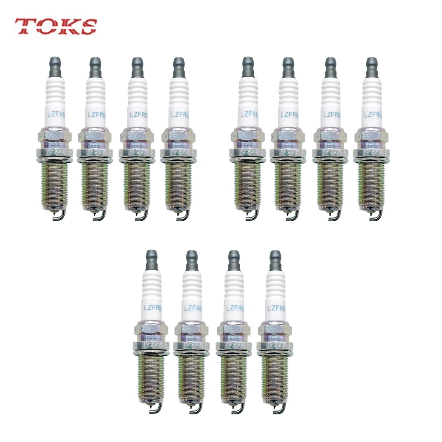 4pcs LZFR6AI 3656 Laser Iridium Spark Plug MN158596 for Mitsubishi Lancer Outlander Galant Eclipse 2.4L LZFR6-AI