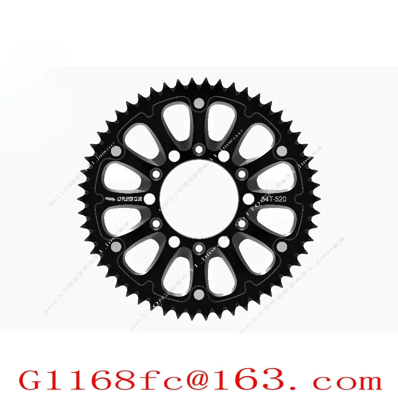 Modified 54T Toothed Disc with Iron Clad Aluminum for Better Off-road Strength and Lightweight Design