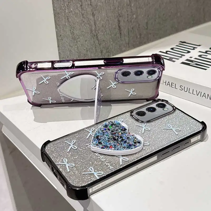 Чистый белый бант, модный гибкий противоударный чехол-подставка для Spark40ProPlus, идеально подходит для TECNO SPARK 20 40 Pro Plus (6,78 дюйма)