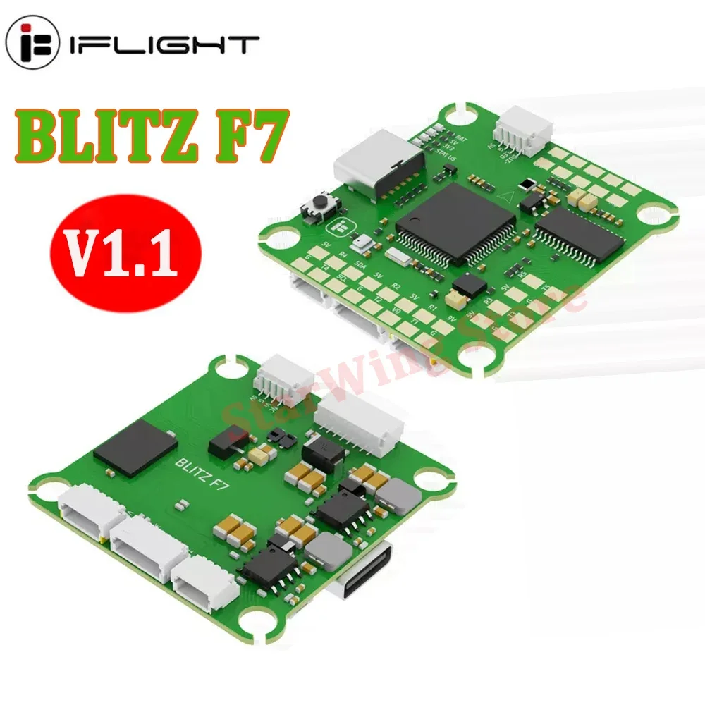 iFlight BLITZ F7 V1.1 Flight Controller STM32 F722 BMI270 W/Barometer OSD 5V 2.5A/9V 2A  BEC 30.5*30.5mm for RC FPV Racing Drone