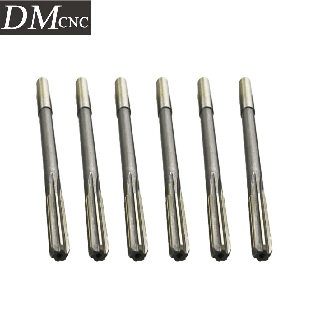 Alargador de haste reta d4 de alta precisão, 1 peça, reamer de máquina hss de flauta curta, marca clássica, tolerância apertada