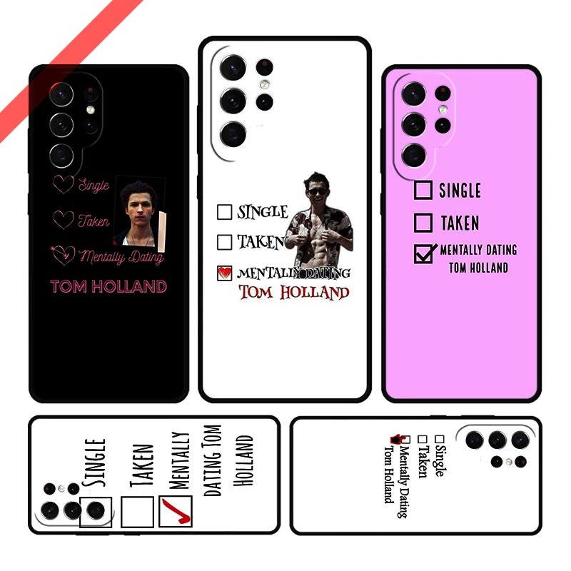 Dating Tom Holland Phone Case For Samsung Galaxy S20 FE S21 S10 S23 Plus S24 S22 Ultra Coque Note20 Note10 S9 S8 Cover Capa