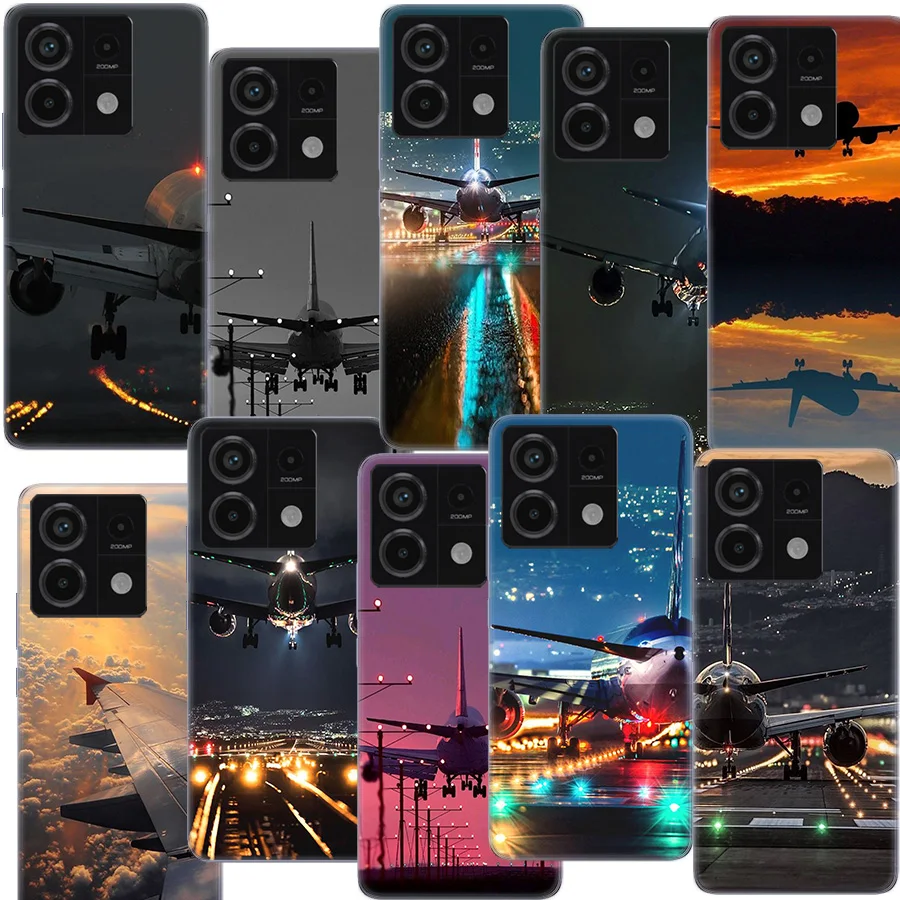 Airport Shuttle Transportation Clear Phone Case For Redmi Note 11 11S 11T 11E 10 Pro 10S 5G 9 9S 9T 8 8T 7 7A 6 6A S2 Coque Capa