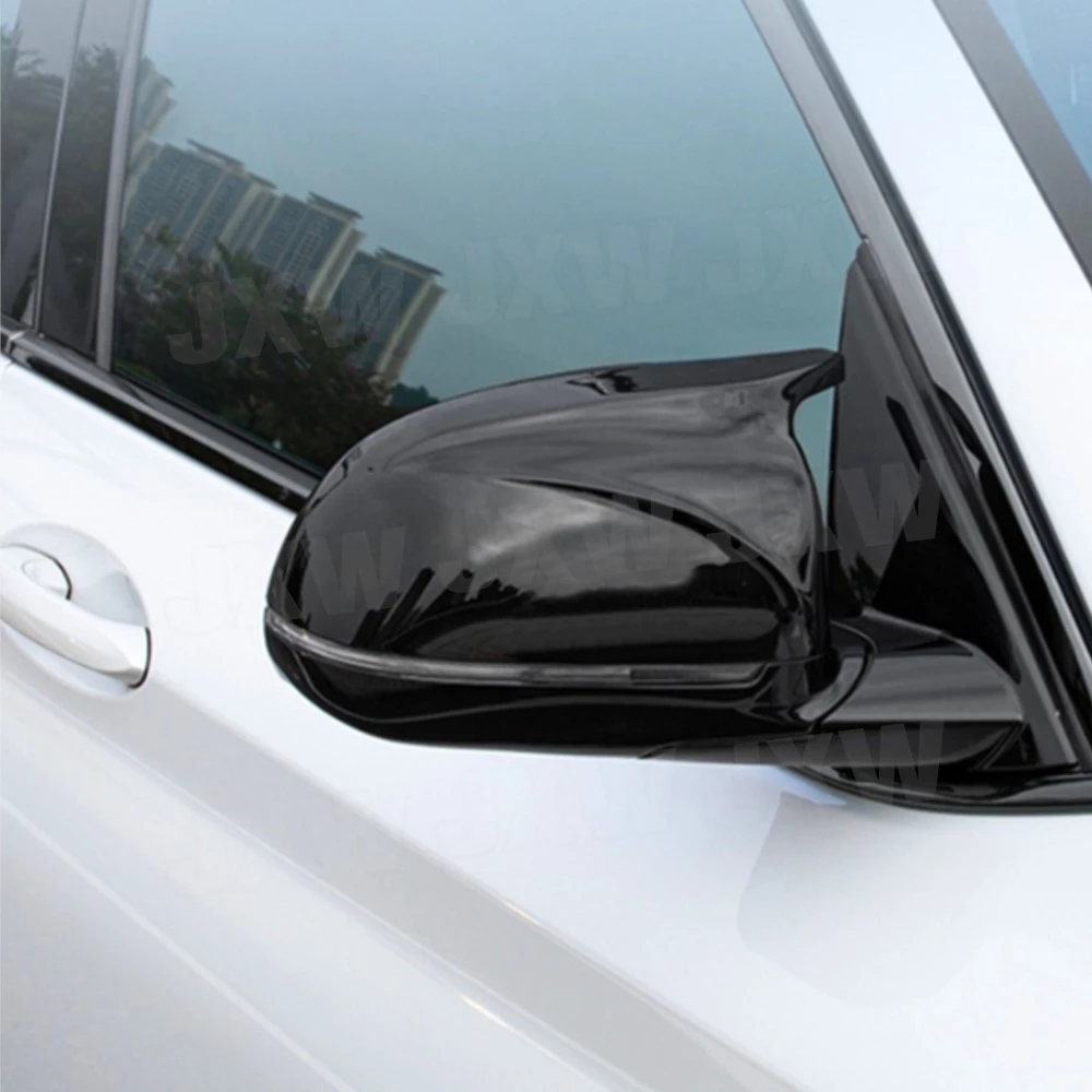 JXWANCF ABS Gloss Black Rear Side Mirror Cover For BMW X5 G05 2019+ 2Pcs/set Car Side View Mirror Cover Caps view 2