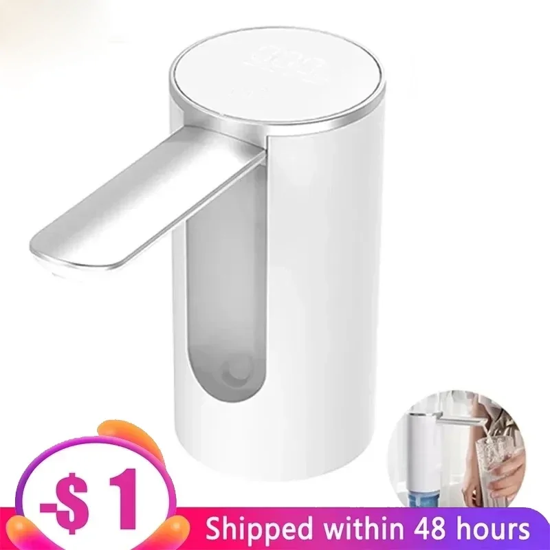 

Xiaomi Smart Water Bottle Pump USB Electric Foldable Barreled Water Suction Device Desktop Mineral Water Pump Dispenser