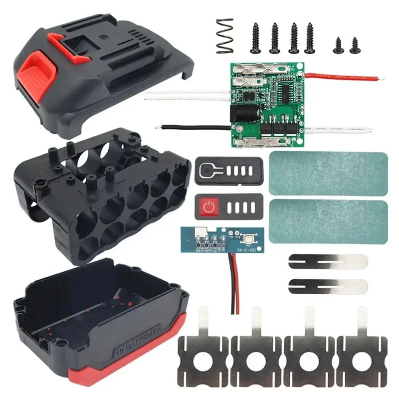 Aug. 18650 Li- Battery Case Forlomvum Zhipu Hongsong Jingmi Battery Protection Circuit Board Lithium Battery Plastic Case