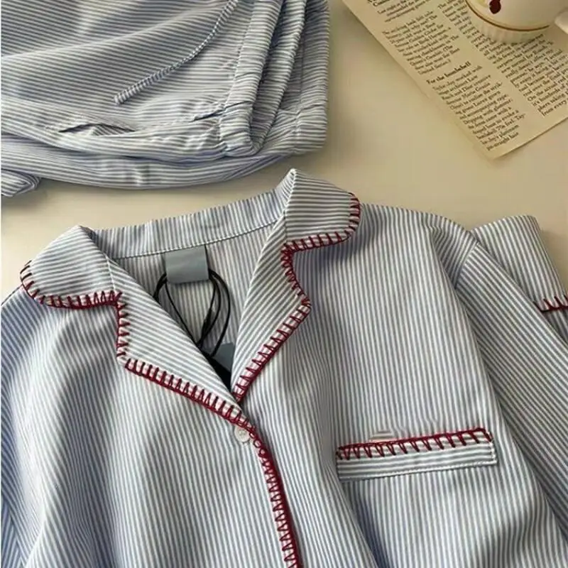 여성용 파자마 세트 여성용 따뜻한 겨울 파자마 루즈하고 캐주얼한 패셔너블 홈웨어 파자마 귀엽고 부드러운 파자마 세트