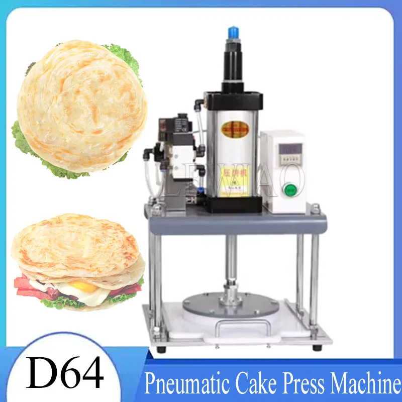 

Pneumatic Dough Press Machine Roti Chapati Flat Pancake Tortilla Making Machine With Different Pan Size