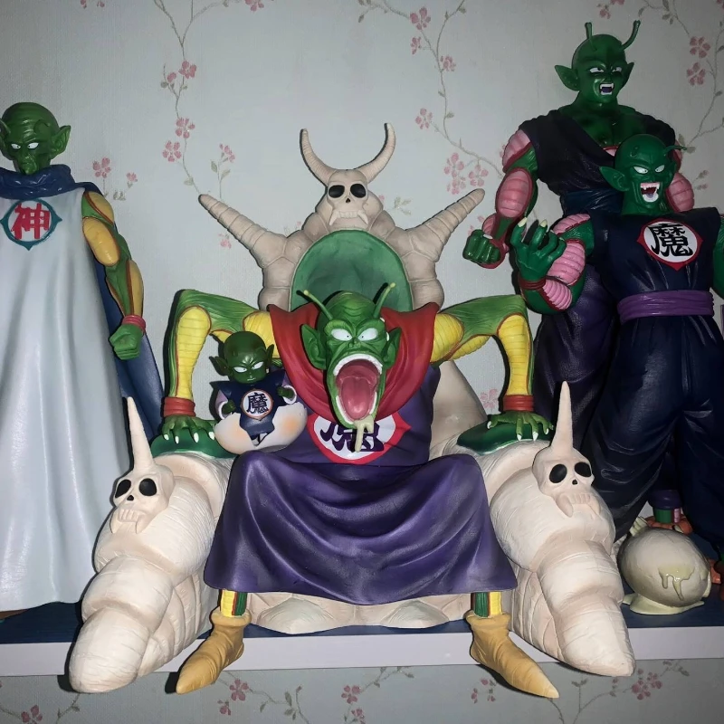 New 30cm Dragon Ball Figure Throne Piccolo Anime Surrounding Model Collect Statue Desktop Decoration Ornament Birthday Gift Toys