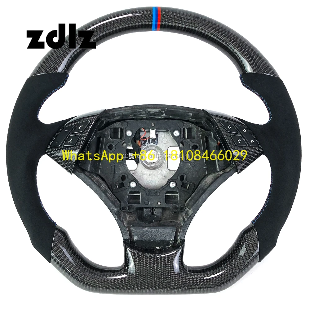 

Custom Genuine Carbon Fiber Steering Wheel for BMW E60 E90 E91 E92 E93 Car Steering Wheel