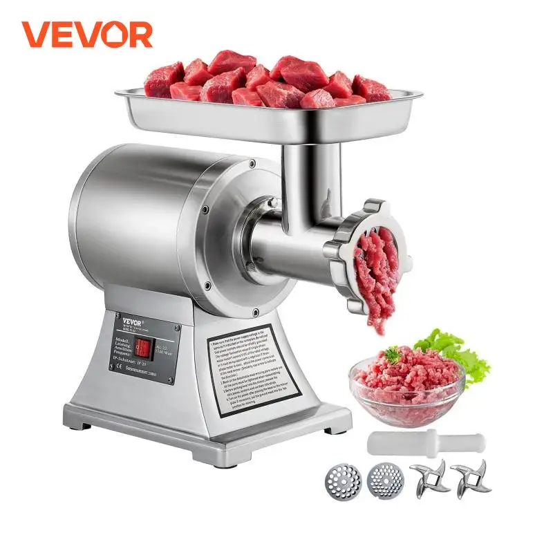 VEVOR 1100W elektryczna maszynka do mielenia mięsa Mini przenośny rozdrabniacz Blender roboty kuchenne maszynka do mielenia narzędzia kruszarka do