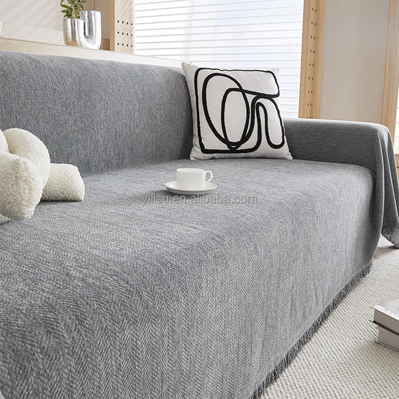 

Factory Customization Universal Living Room Non Slip Furniture Protector Dust-proof High Stretch Couch Covers