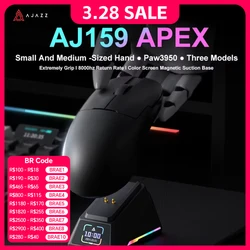 AJAZZ AJ159 APEX/AJ159PRO Wireless Gamer Mouse with RGB Magnetic Charging Base Lightweight  AJ159P Gaming Mouse for PC Laptop