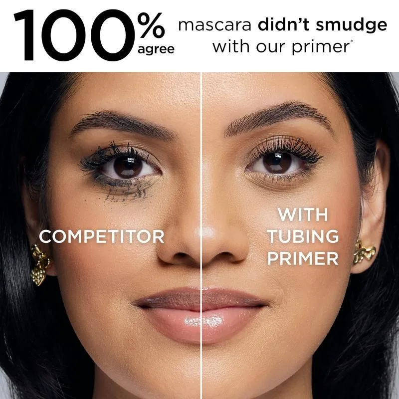 Black Lengthening Mascara Natural Volumizing Curling Eyelashes Smudge-Proof Waterproof Clump-Free Gentle Care Black Mascara 5ml