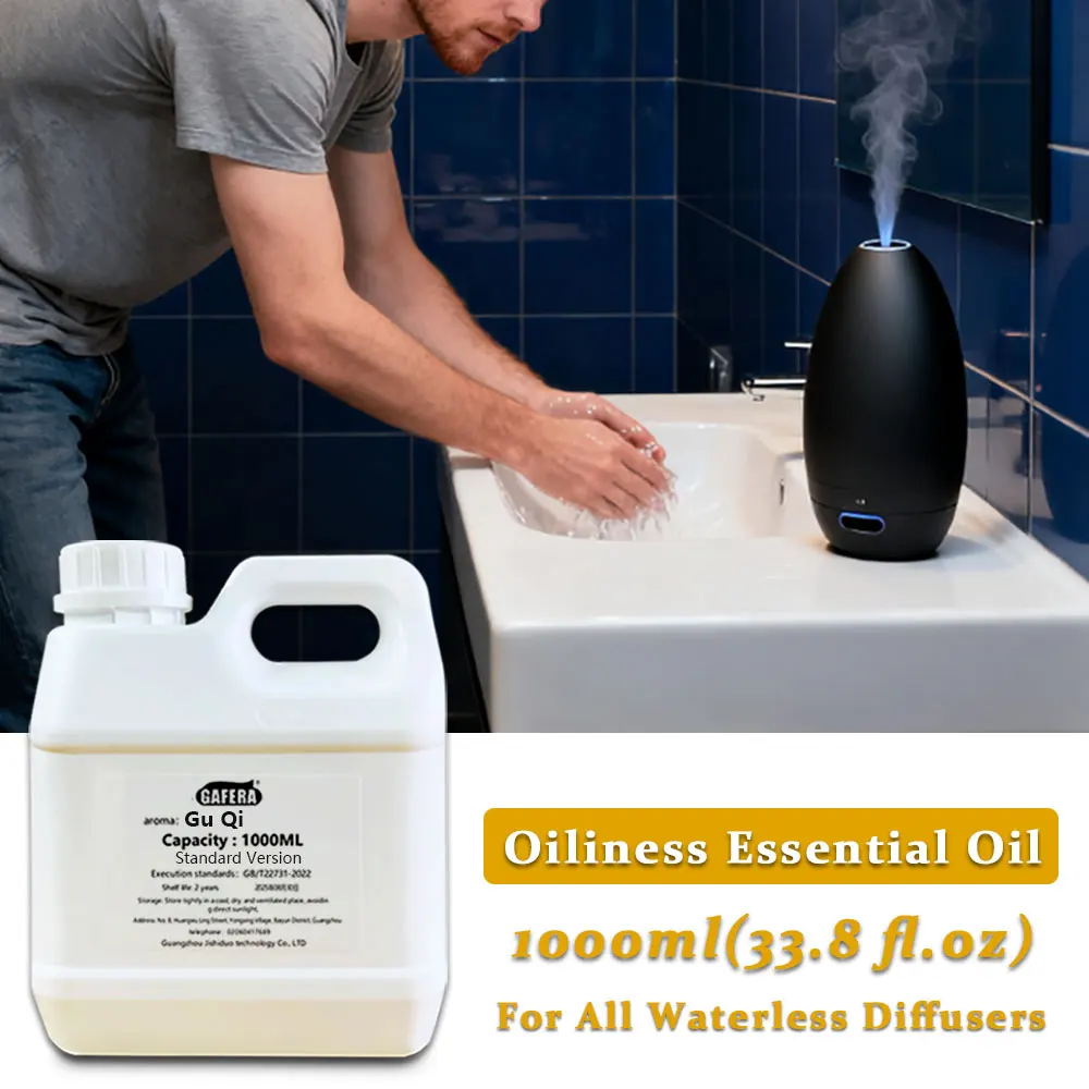 

Эфирное масло GAFERA 1000 мл (33,8 жидких унций) Gu Qi/Rose/Shangri-La - для всех безводных диффузоров, масла для ароматерапии с диффузором