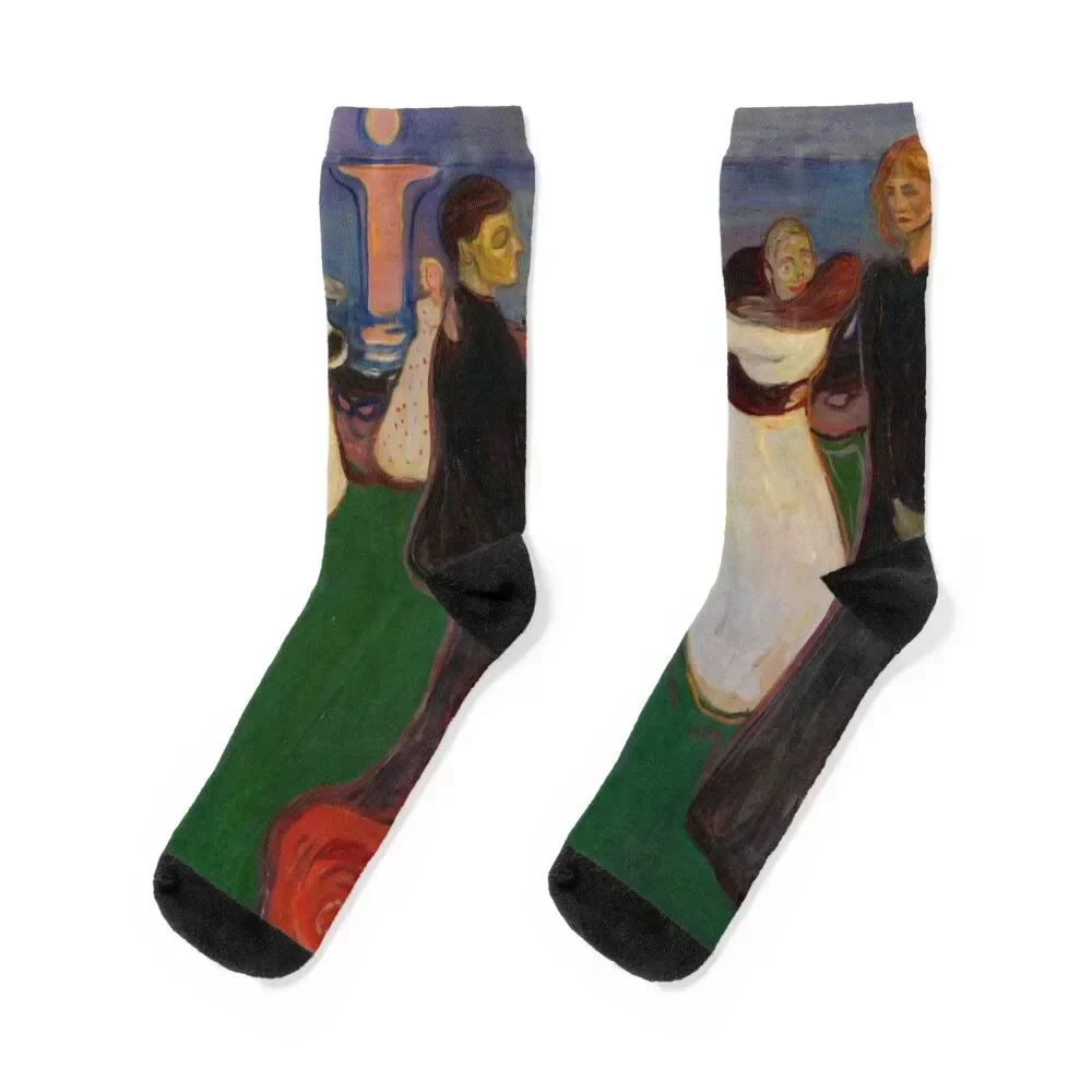 Edvard Munch - The Dance of Life, 1899–1900 Socks funny sock Crossfit kawaii cotton Socks Female Men's