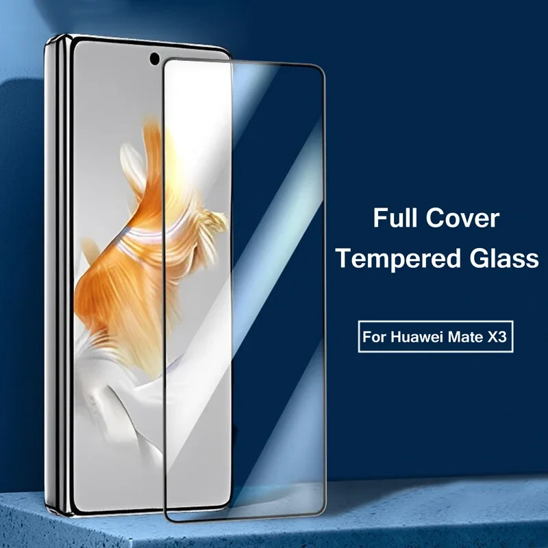 

For Huawei Mate X3 MateX3 Full Coverage Clear /Anti spy / Anti blue Light Tempered Glass 9H Premium Front Screen Protector Film