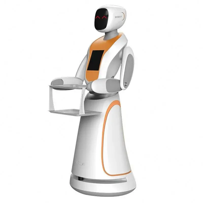 Restaurant Robot Food Preparation Robot Autonomous Navigation System Chassis Saluting Waiter Robot  Intelligent