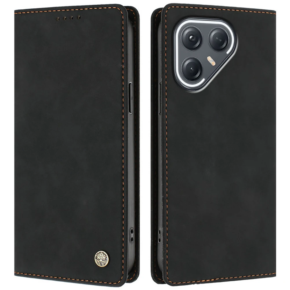 Funda con tapa Pova7 Curve 5G para Tecno Pova 7 Ultra, con bloqueo RFID, tipo cartera de cuero, para Pova 7, 5, 4 Pro, Neo 3, 2, cubierta magnética delgada.