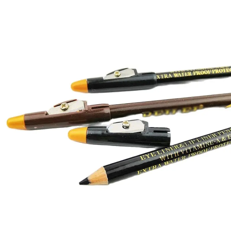 Augenbraue Bleistift Verfügbar Augenbraue Bleistift Schatten Kosmetik Natürliche Lang Anhaltende Farbton Wasserdichte Microblading Holz Augenbraue Stift