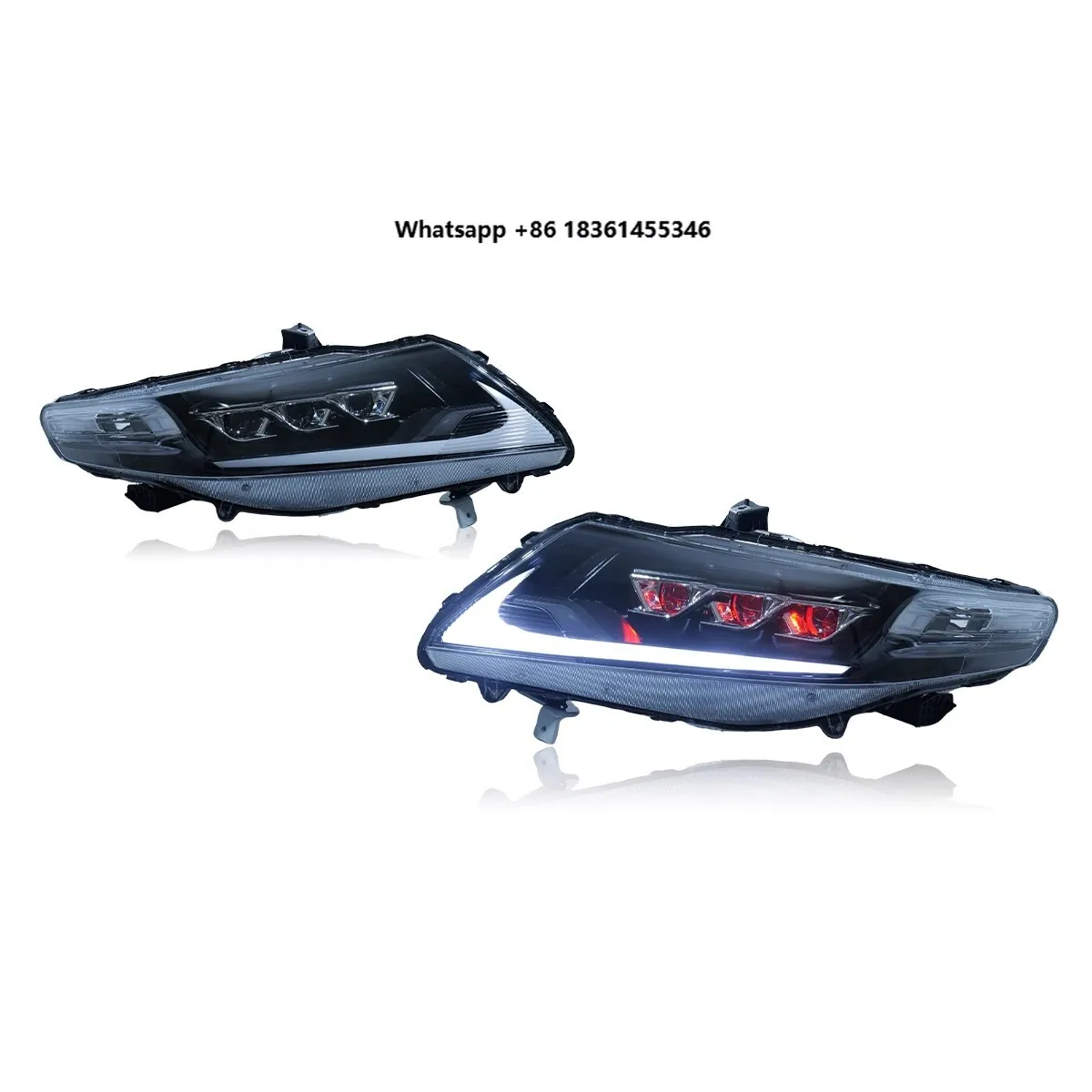 

Car LED Front Headlight For City 2008-2014 Modified Daytime Running Light Dynamic Turn Signal