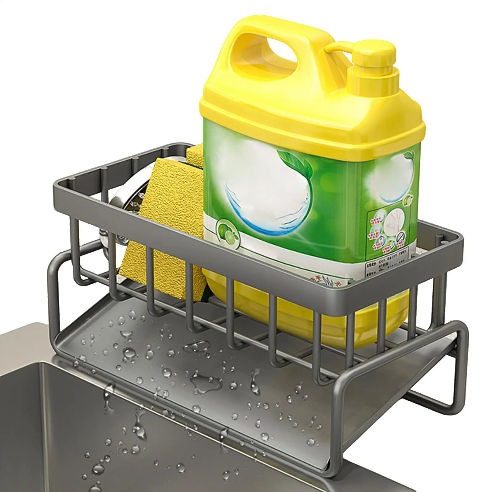 

Sink Organizer Rack For Kitchen Hollow Kitchen Countertop Organizers And Storage Quick Drainage Waterproof Rack Gadgets