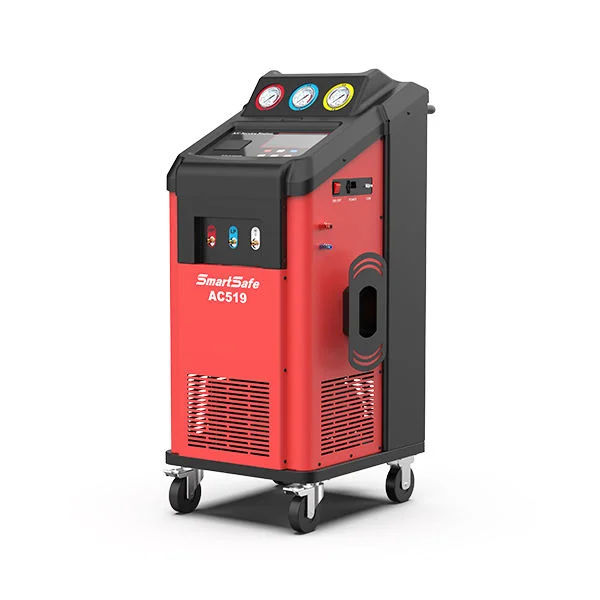 Smartsafe Intelligent AC519 Automobile Car Air Conditioner Condition Refrigerant Cleaning Recycling Filling Machine
