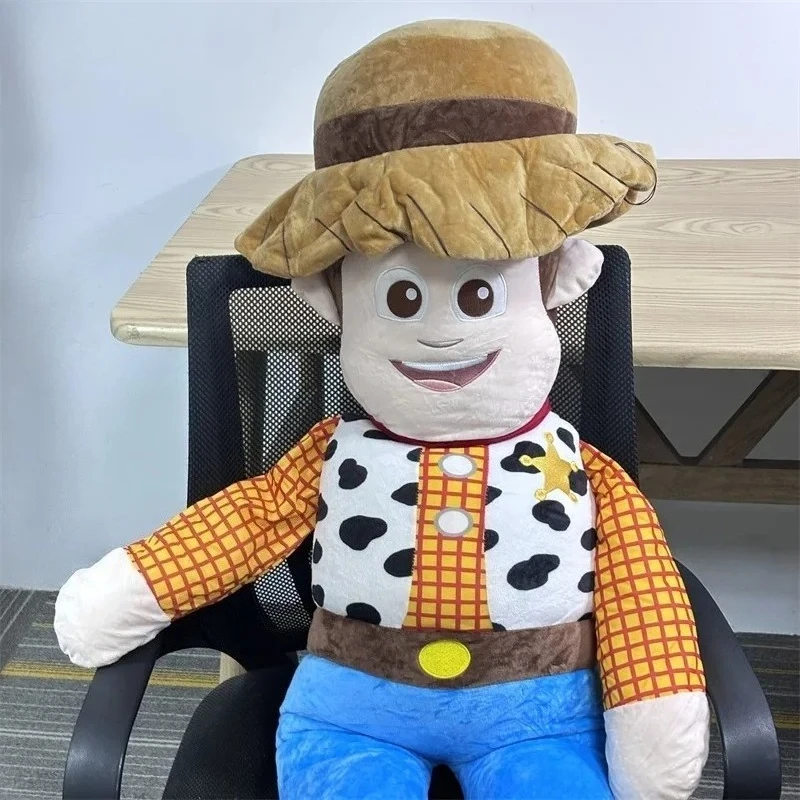 

120cm Toy Story Sheriff Woody Disney Anime Figure Stuffed Soft Plush Doll Throw Pillow Sofa Cushion Children Birthday Gifts