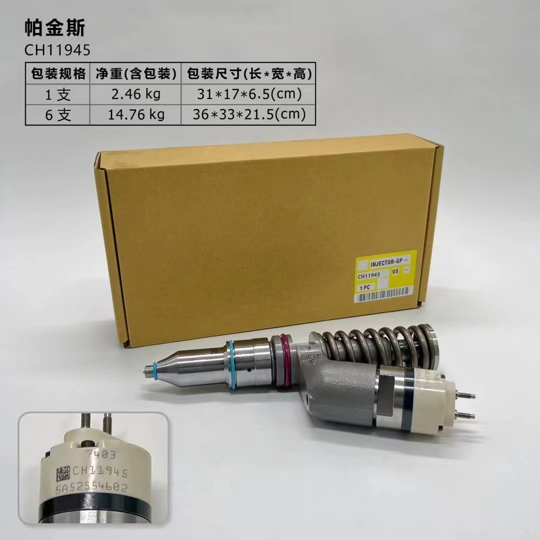 

High Quality OEM Diesel Injector CH11945 For Perkins 2506 2506C 2506A 2506TAG3 2506TAG4 FOR Caterpillar C15 C18 C27 C32 Engine